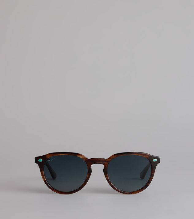 Windsor DIFF Sequoia Round Sunglasses