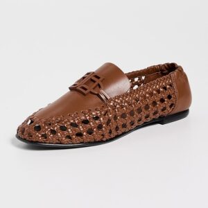 SIMKHAI Dion Woven Leather Loafers