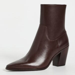 Reformation Dominique Leather High Ankle Boots Dominique Leather High Ankle Boots