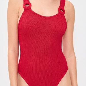 Hunza G Domino Embellished One Piece