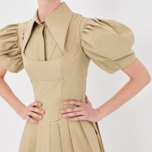 Double Layered Mini Skater Dress