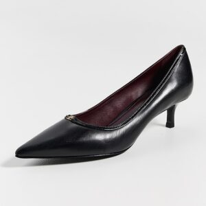 Double T Buckle Kitten Heel Pump 45mm