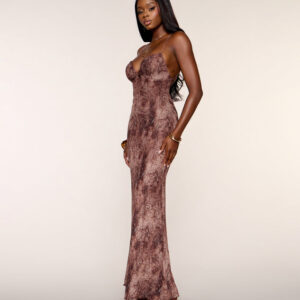 Windsor Double Take Paisley Print Mesh Maxi Dress Double Take Paisley Print Mesh Maxi Dress