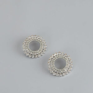 Windsor Double Take Rhinestone Hoop Earrings Double Take Rhinestone Hoop Earrings
