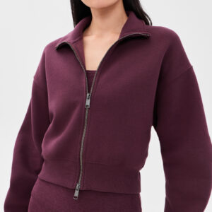 Beyond Yoga Double Zip Cropped Jacket