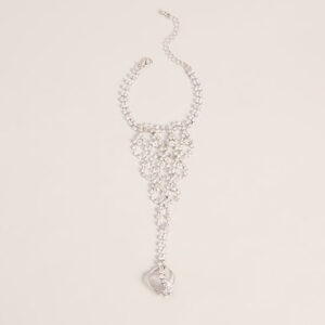Windsor Draped In Shine Rhinestone Hand Chain Draped In Shine Rhinestone Hand Chain
