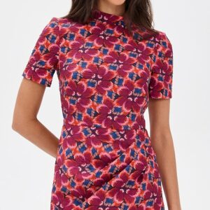 SALONI Draped Mini Dress