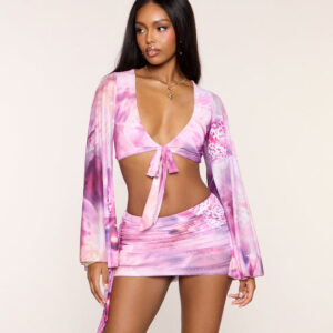 Windsor Dream State Flare Sleeve Crop Top Dream State Flare Sleeve Crop Top
