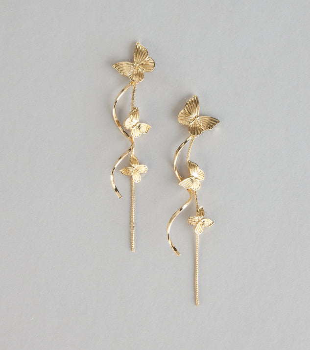 Windsor Dream Wing Fringe Earrings