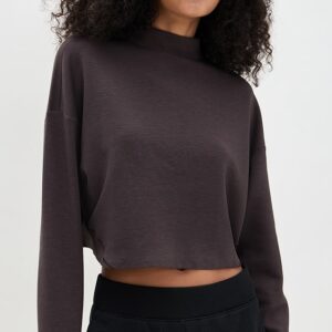 Rhone Dreamglow Cropped Mock Neck Sweatshirt