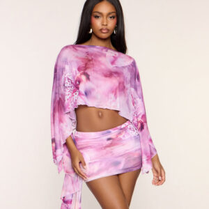 Windsor Dreamy Daze Butterfly Poncho Top Dreamy Daze Butterfly Poncho Top