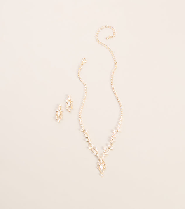 Windsor Dreamy Invite Cubic Zirconia Necklace And Earrings Set