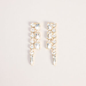 Dress Code Drama Rhinestone Drop Earrings