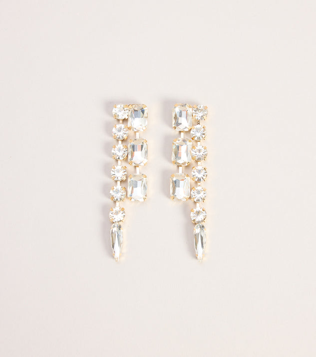 Windsor Dress Code Drama Rhinestone Drop Earrings