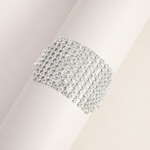 Dress Code Rhinestone Mesh Bracelet