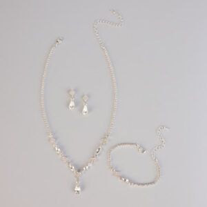 Drip in Glam Rhinestone Jewelry Set