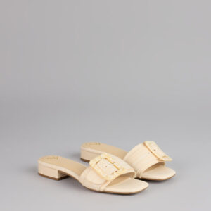 Windsor Easy Days Raffia Buckle Slide Sandals Easy Days Raffia Buckle Slide Sandals