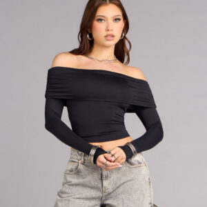 Windsor Easy Icon Off-Shoulder Top Easy Icon Off-Shoulder Top