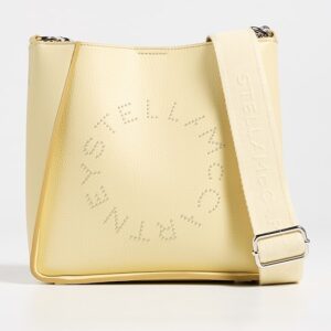 Eco Embossed Grainy Alter Mat with Studded Logo Crossbody Bag