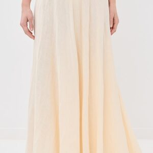 Ecru Light And Sound Ankle Skirt