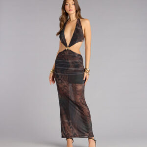 Windsor Edge of Allure Halter Maxi Dress Edge of Allure Halter Maxi Dress