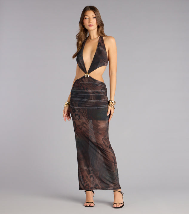 Windsor Edge of Allure Halter Maxi Dress