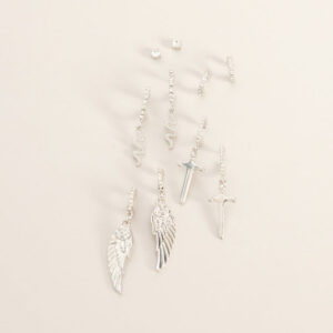 Edgy Babe Five-Pack Earrings Set