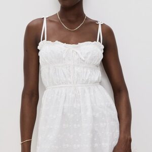 Edie Eyelet Slip Dress