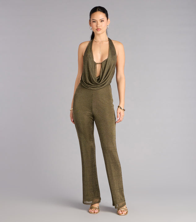 Windsor Effortless Drama Halter Jumpsuit