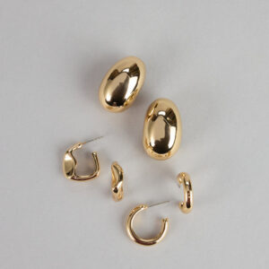 Windsor Effortless Glam Hoop Earrings Trio Effortless Glam Hoop Earrings Trio