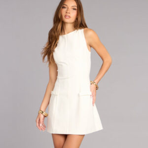 Effortless Luxe A-Line Mini Dress