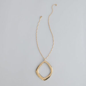 Effortlessly Bold O-Ring Pendant Necklace