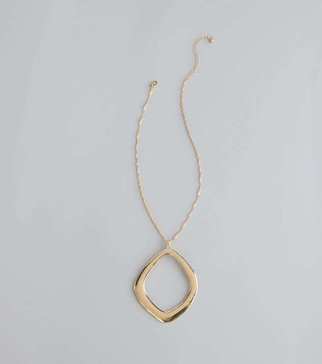 Windsor Effortlessly Bold O-Ring Pendant Necklace