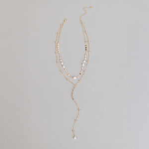 Windsor Effortlessly Elevated Pearl Beaded Lariat Necklace Effortlessly Elevated Pearl Beaded Lariat Necklace