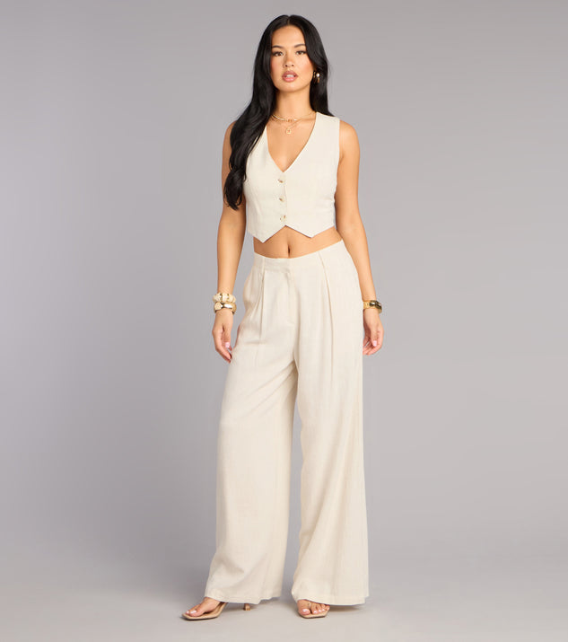 Windsor Effortlessly Polished Linen-Blend Trouser Pants