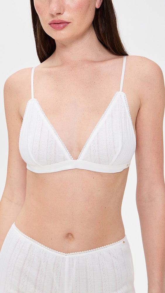 ANINE BING Eldra Triangle Bra