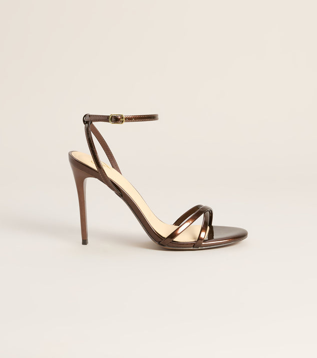 Windsor Elevated Mood Patent Faux Leather Stiletto Heels