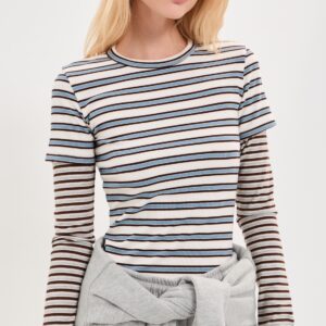 State & Lake Eli Double Layer Tee Eli Double Layer Tee