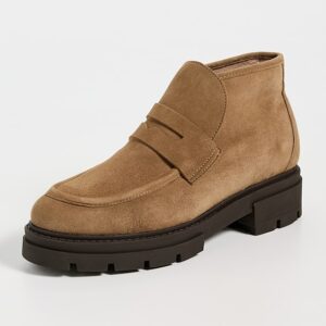 Elia Beige Suede Boots