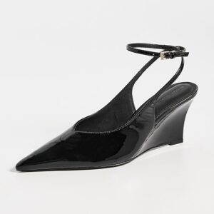 Black Suede Studio Eliana Heels