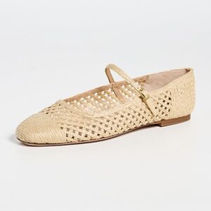 Ellie Raffia Ballet Flats