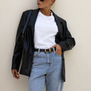 Ellison Black Faux Leather Jacket