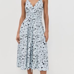 Ellison Dress in Printed Poplin