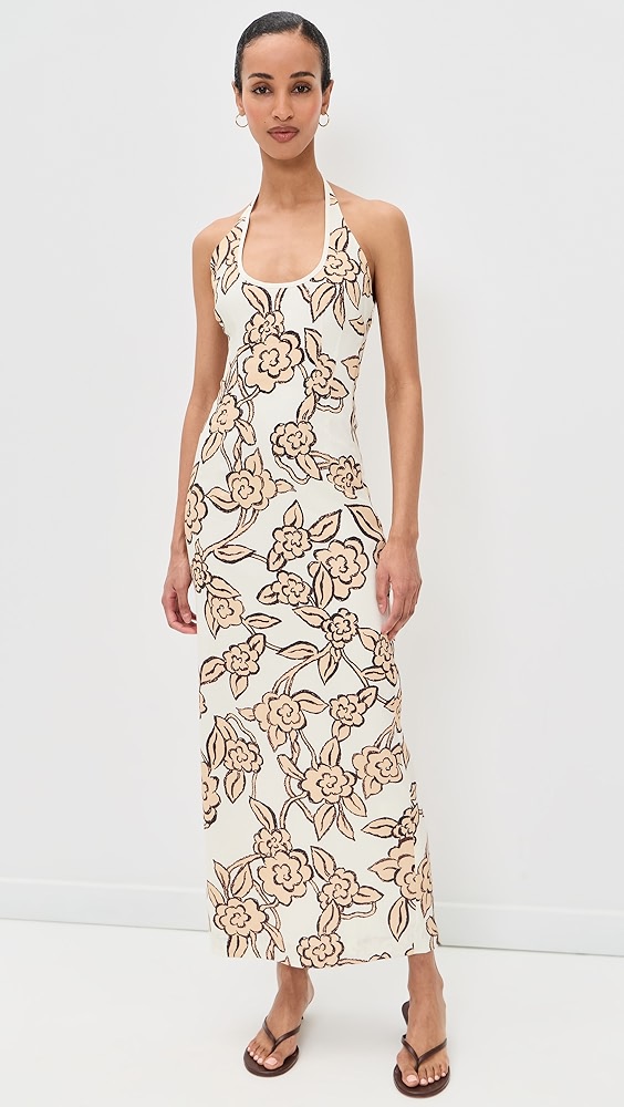 SIR. Elodie Halter Midi Dress