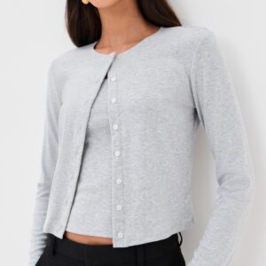 LE BOP Eloise Cropped Cardigan