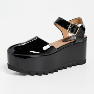 Stella McCartney Elyse Patent Alter Mat Platform Sandals