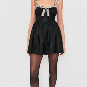 Emalie Taffeta Mini Dress