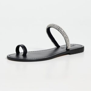 Mystique Embellished Toe Ring Sandals