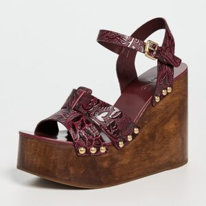 FARM Rio Embossed Wedge Sandals