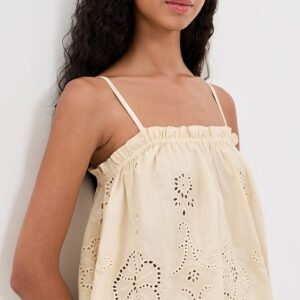 Apiece Apart Embroidered Cami Top